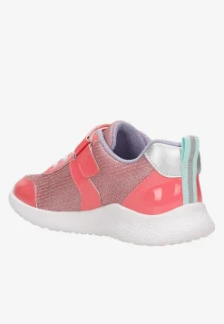 BARTEK różowe sneakersy dla dziewcząt z błyszczącym materiałem 87005-15