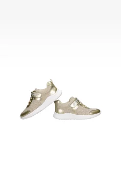BARTEK złote sportowe sneakersy dla dziewczynki 87005-18