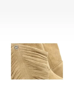 Botki BARTEK 17233019, dla dziewcząt, beżowy