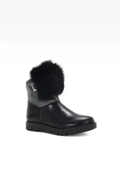 Botki BARTEK T-24406/SZ/1R7, dla dziewcząt, czarny