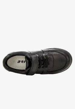 Czarne skórzane trampki BARTEK 86004-51