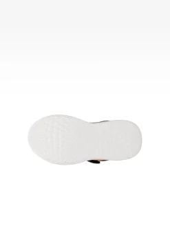 Czarno-szare sneakersy z pomarańczową błyskawicą BARTEK 87006-10