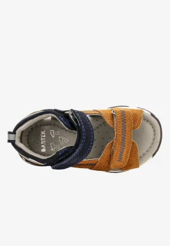 Granatowo-brązowe sandały dla chłopca BARTEK 84409-63