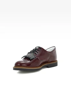 Półbuty BARTEK T-28597/SZ/F64, dla dziewcząt, bordowy