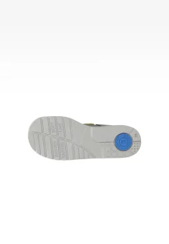 Popielato-żółte sandały zabudowane dla chłopca BARTEK 86804-027