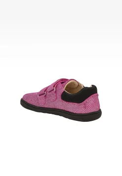 Różowe półbuty barefoot z mieniącym się wzorem BARTEK 83005-65