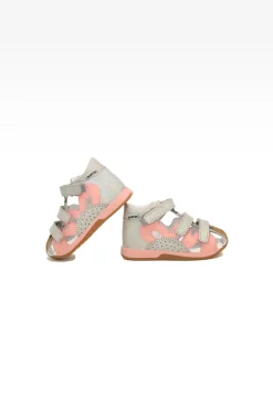 Sandały BARTEK 81021-006, dla dziewcząt, różowo-srebrny