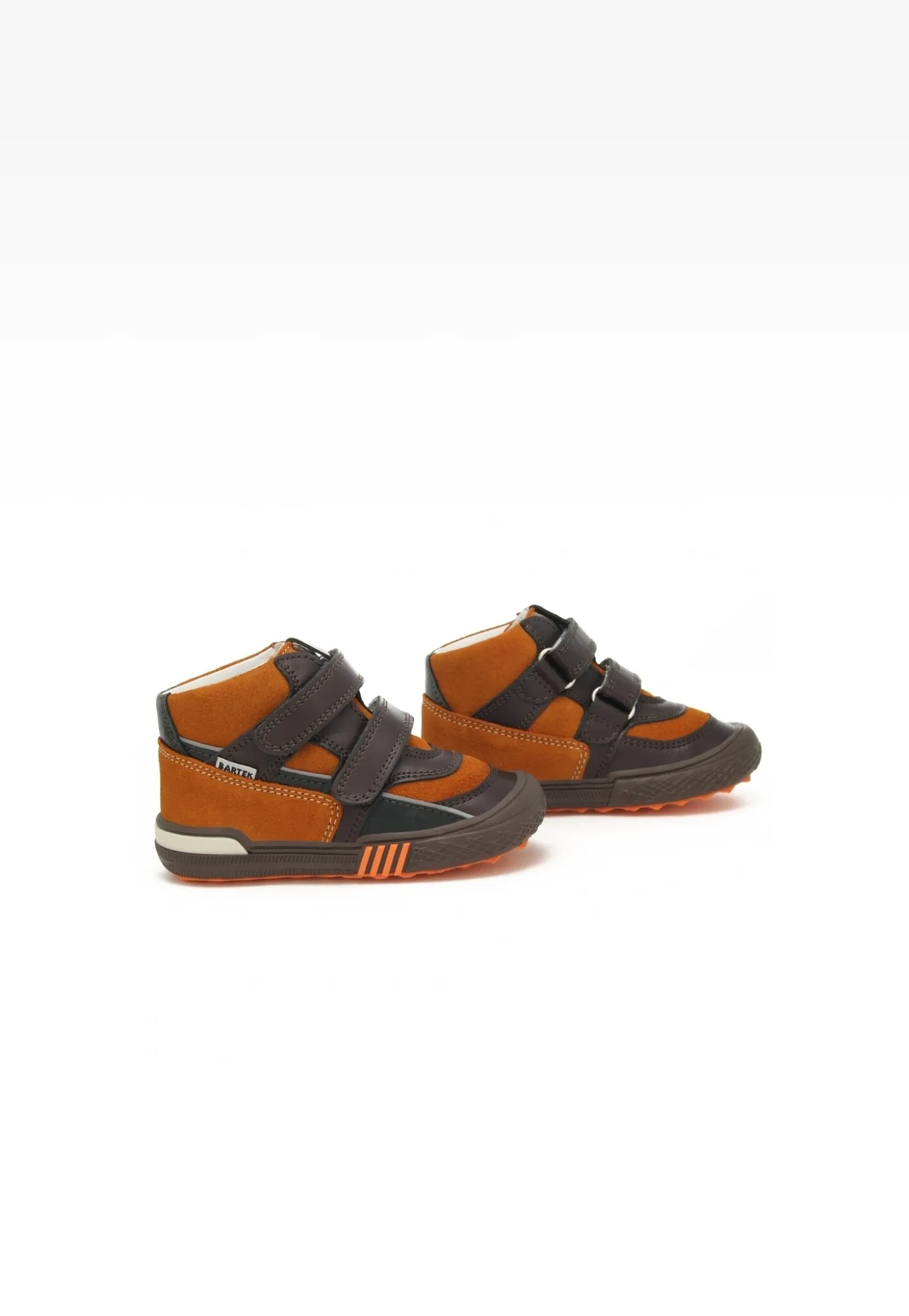 Sneakers BARTEK 91756-024, brązowo-pomarańczowy