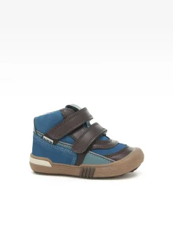 Sneakers BARTEK 91756-022, dla chłopców, niebiesko-brązowy