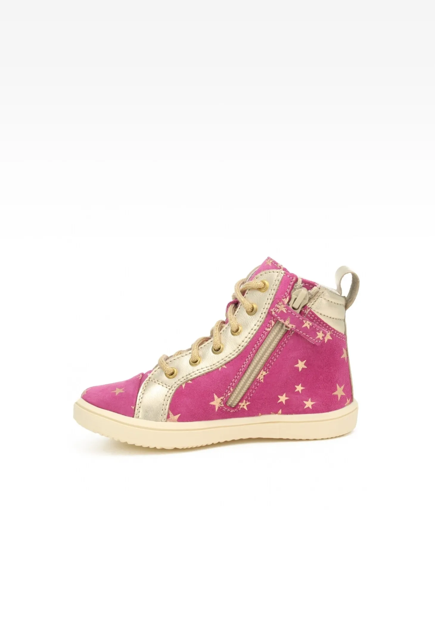 Sneakers BARTEK 17359-027, dla dziewcząt, ciemno różowy