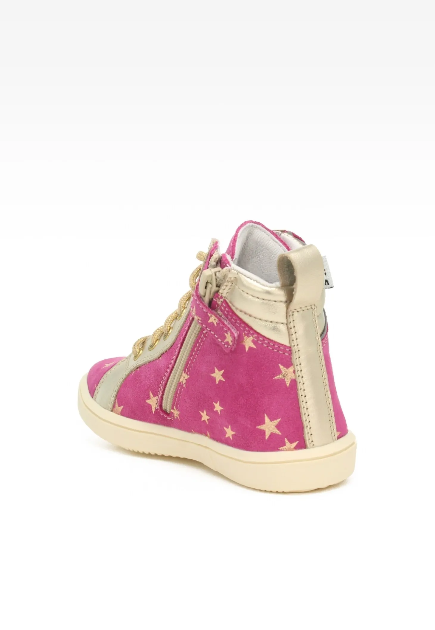 Sneakers BARTEK 17359-027, dla dziewcząt, ciemno różowy