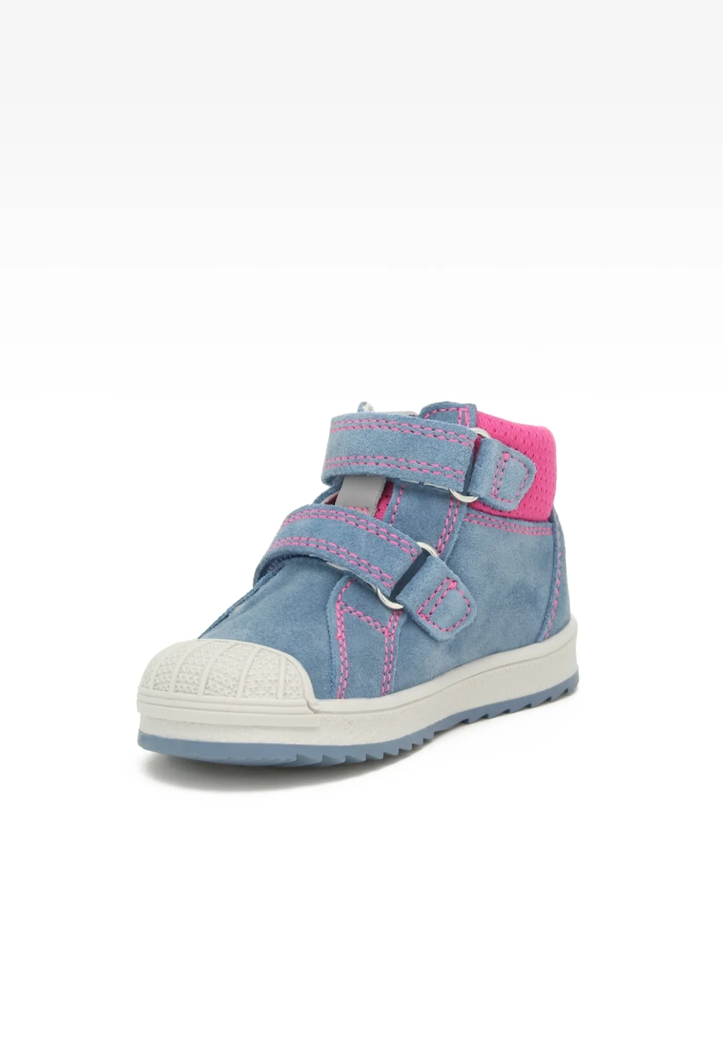 Sneakers BARTEK 11948033, dla dziewcząt, niebiesko-różowy