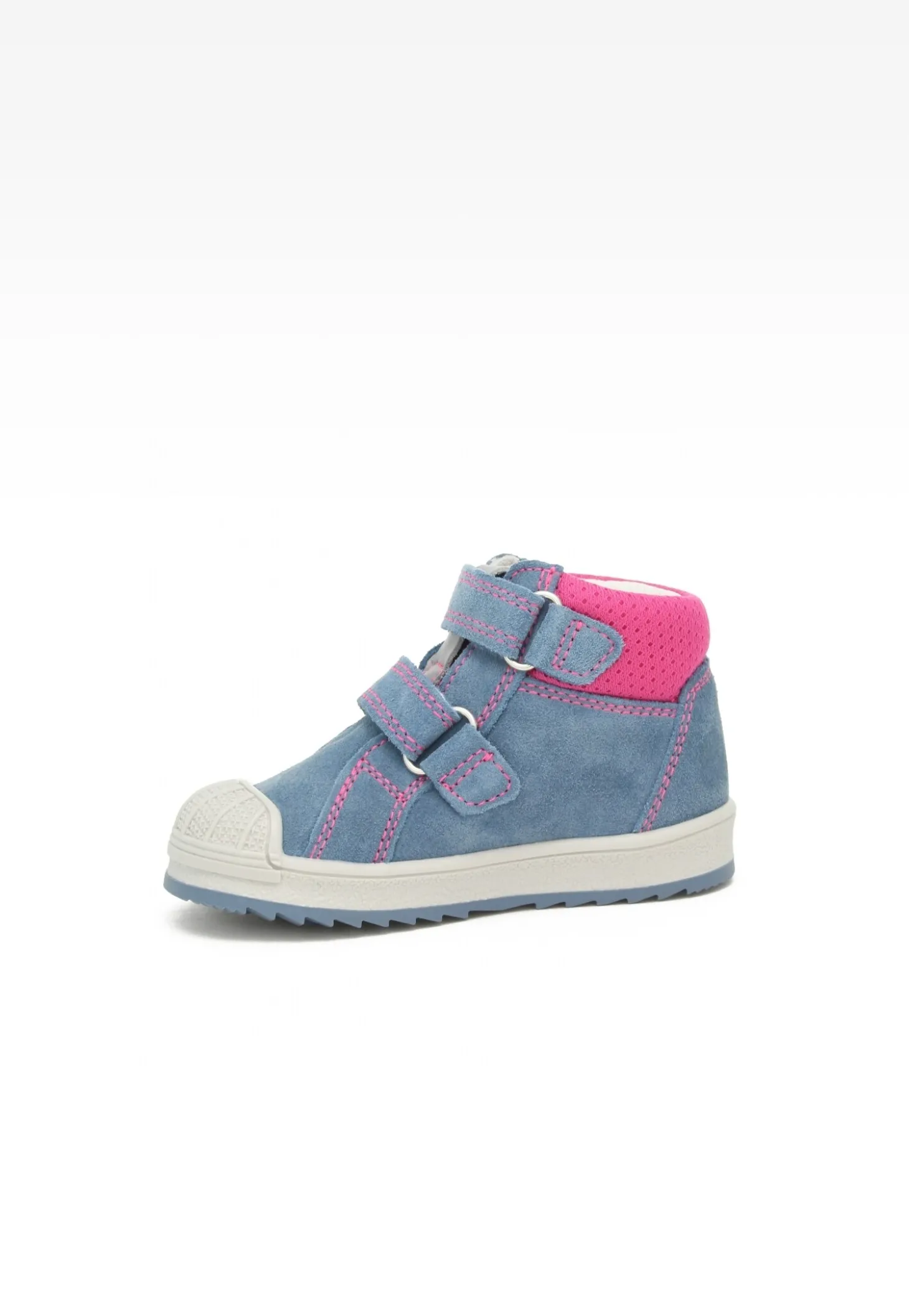 Sneakers BARTEK 11948033, dla dziewcząt, niebiesko-różowy
