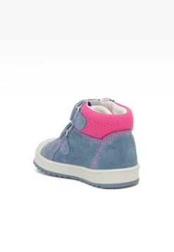 Sneakers BARTEK 11948033, dla dziewcząt, niebiesko-różowy