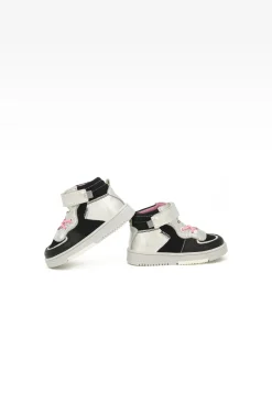 Sneakers BARTEK 11583002, dla dziewcząt, czarno-srebrny