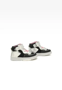 Sneakers BARTEK 11583002, dla dziewcząt, czarno-srebrny