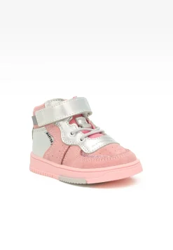 Sneakers BARTEK 11583007, dla dziewcząt, różowo-srebrny