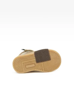 Sneakers BARTEK 11583008, dla dziewcząt, beżowo-złoty