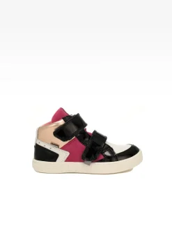 Sneakers BARTEK 27414-023, dla dziewcząt, biało-czarny