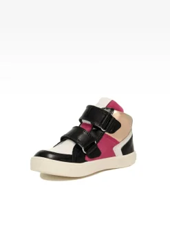Sneakers BARTEK 27414-023, dla dziewcząt, biało-czarny