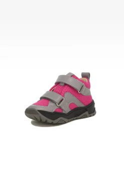 Sneakers BARTEK 11711003, dla dziewcząt, szaro-różowy
