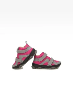 Sneakers BARTEK 11711003, dla dziewcząt, szaro-różowy