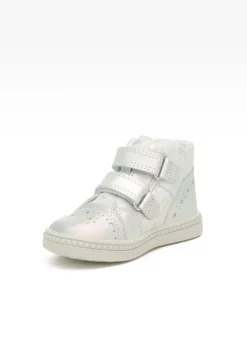 Sneakers BARTEK 091764-025 II, dla dziewcząt, biało-srebrny