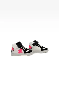 Sneakers BARTEK 11577012 ll, dla dziewcząt, biało-czarny