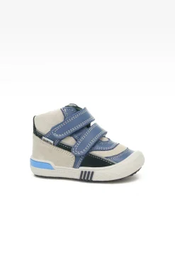 Sneakers BARTEK 91756-023, niebiesko-beżowy
