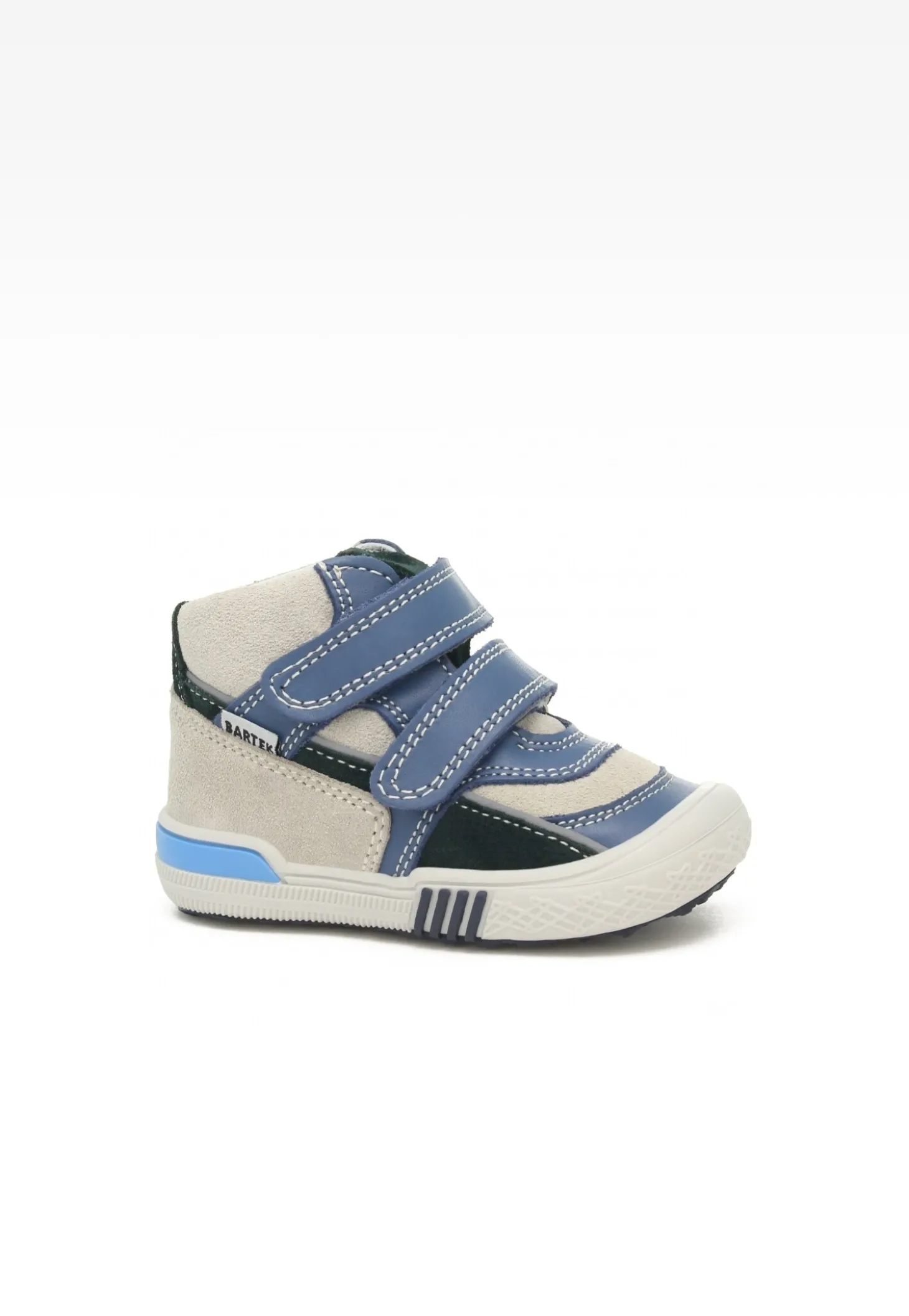 Sneakers BARTEK 91756-023, niebiesko-beżowy