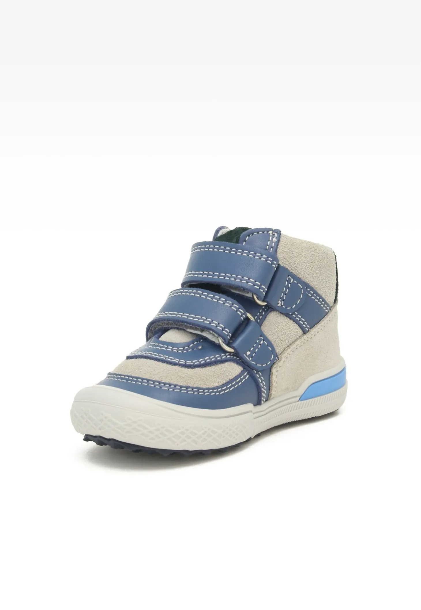 Sneakers BARTEK 91756-023, niebiesko-beżowy