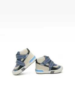 Sneakers BARTEK 91756-023, niebiesko-beżowy