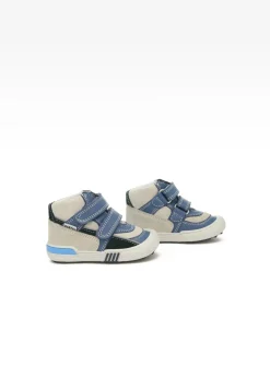 Sneakers BARTEK 91756-023, niebiesko-beżowy