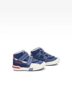 Sneakers BARTEK 91756-003, niebiesko-biały