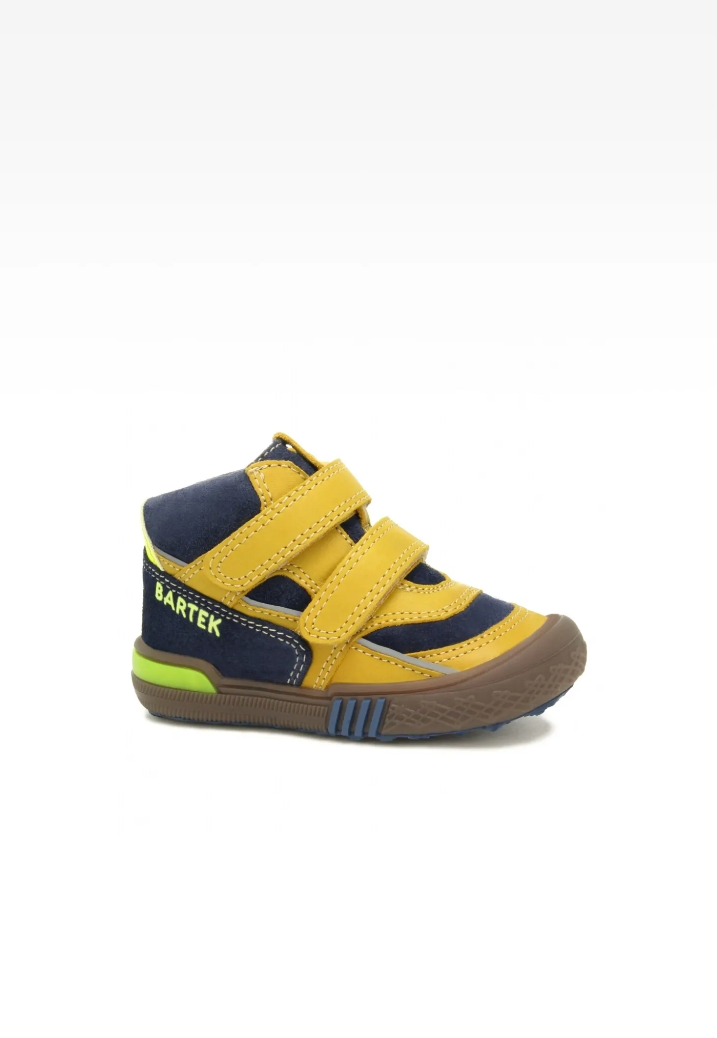 Sneakers BARTEK 91756-010, ocean-żółty