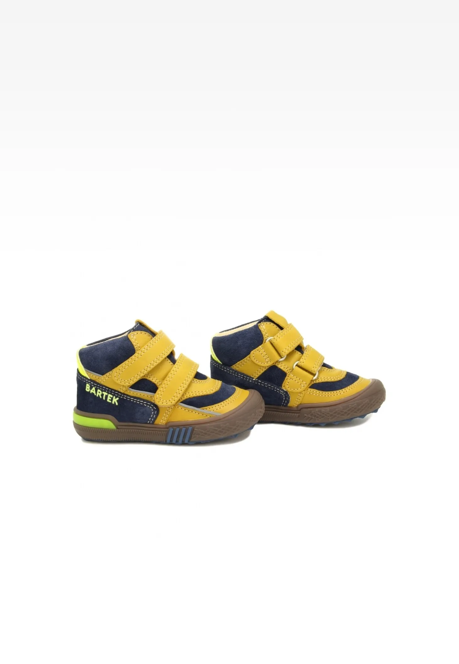 Sneakers BARTEK 91756-010, ocean-żółty