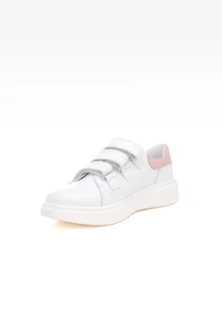 Sneakers BARTEK W-78220/B87, dla dziewcząt, biały