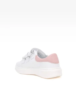 Sneakers BARTEK W-78220/B87, dla dziewcząt, biały