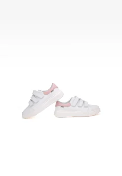 Sneakers BARTEK W-78220/B87, dla dziewcząt, biały