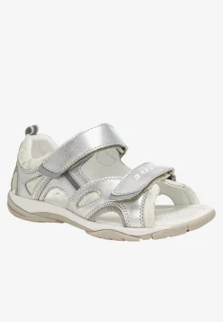Srebrne sandałki dla dziewczynki BARTEK 84414-69