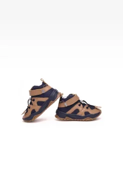 Trzewiki ocieplane BARTEK 1166-AAHP, dla chłopców, brązowo-granatowy